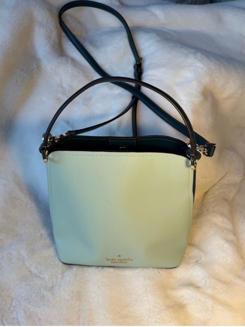 kate spade Darcy Seawater Pebbled Leather Crossbody Bag